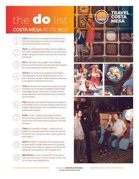 Top 10 Things to Do in Costa Mesa Brand USA