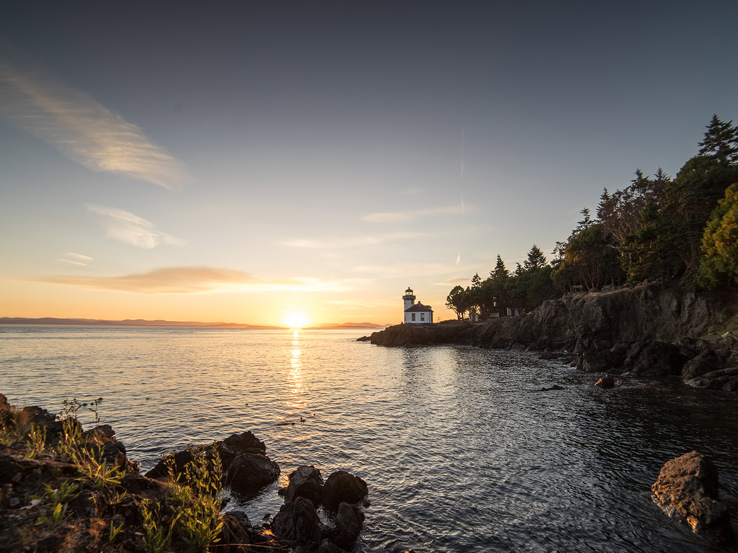 Lime Kiln Point Lighthouse, San Juan Island, Washington